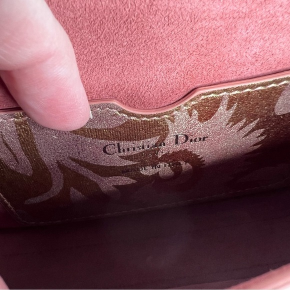 Dior East West Bobby Metallic Floral Shoulder Bg - Picture 11 of 13